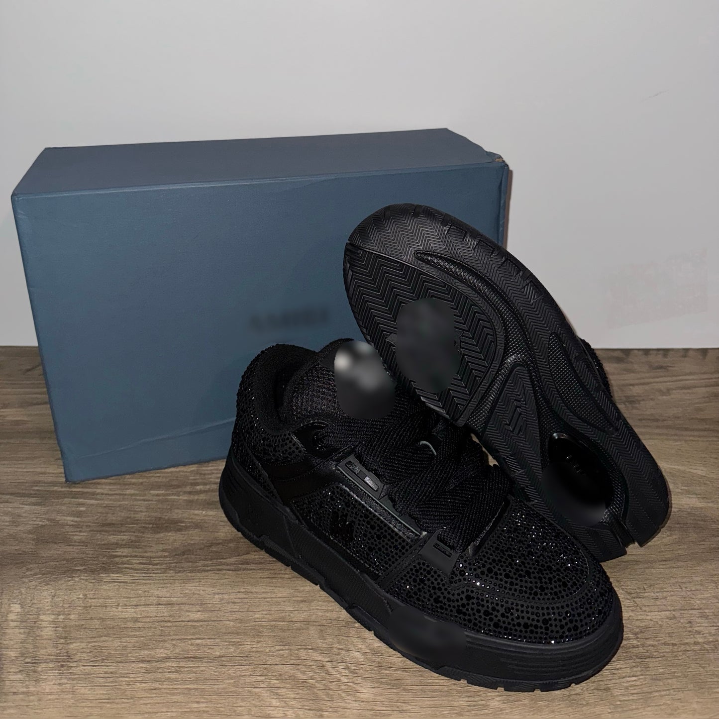 AM BLACK BLING - LOW TOPS