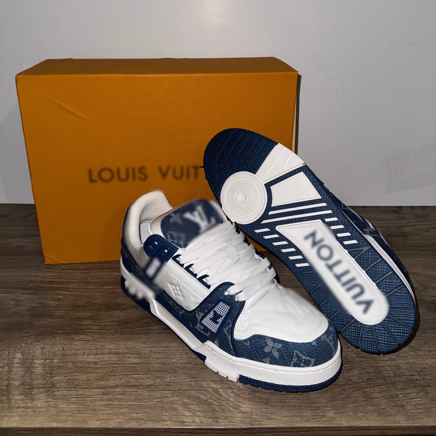 V'S BLUE - LOW TOPS