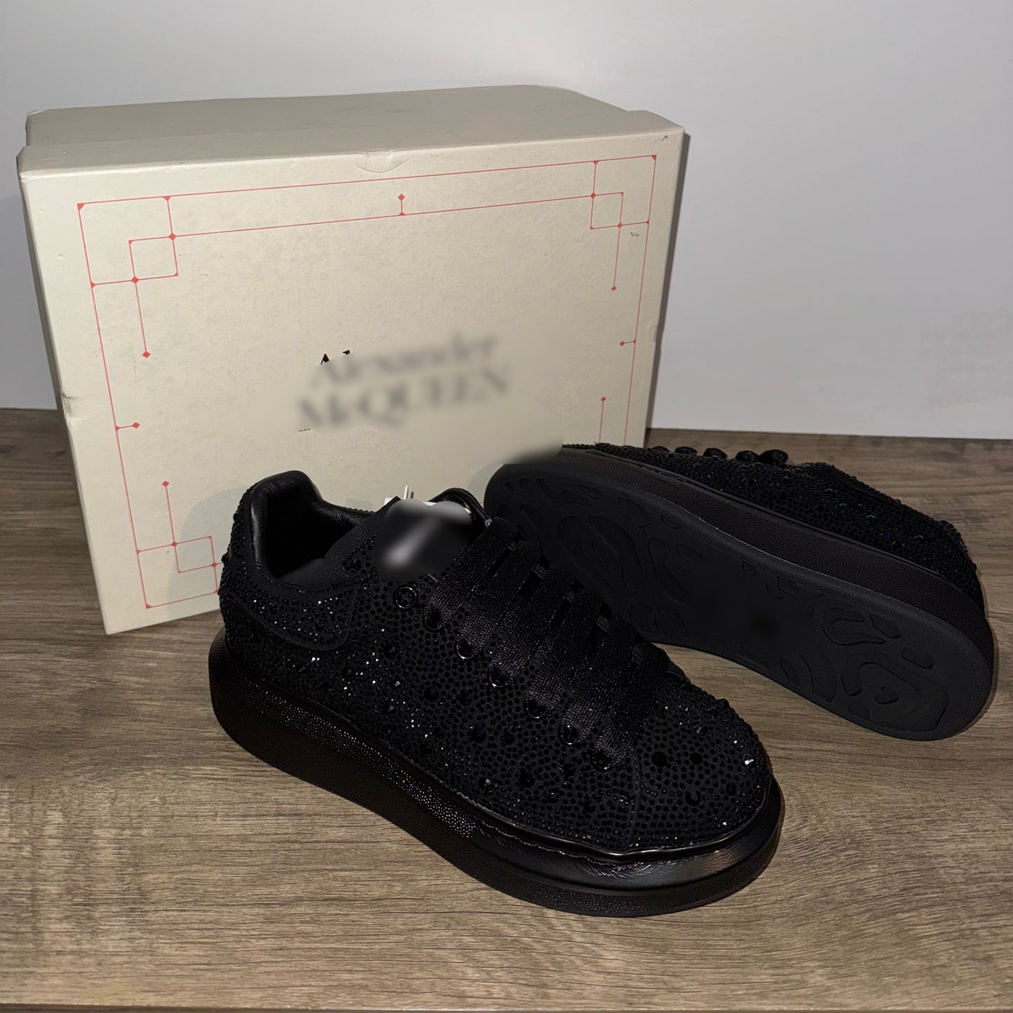 ALEX BLACK BLING - LOW TOPS
